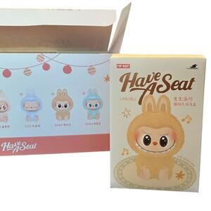 USA-NEW Authentic Pop Mart Labubu Monsters Have A Seat Vinyl SEALED Blind Box